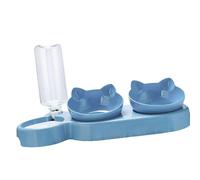 YIUPEDRFG Comederos 3 en 1 para Gatos con Bebedero inclinable y automático Que simplifican la Rutina de alimentación de tu Mascota. Nuestros comederos Dobles para Perros y Gatos con Fuente Agua.