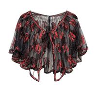 YIUPEDRFG de lentejuelas para banquete, chal con accesorios de lentejuelas, chal de poliéster con lentejuelas, chal de los años 20, do