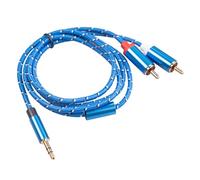 YIUPEDRFG Divisor para amplificadores de audio de cine en casa que permite a los usuarios disfrutar del sonido sin complicaciones al jugar y escuchar música. Cable transmisión audio para vehículos,