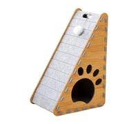 YIUPEDRFG El rascador para Mascotas Pet Nest Presenta un Hueco único Que Protege a los Gatos de rascarse Mientras satisface su Instinto Natural. Rascador Interactivo de pie Vertical.