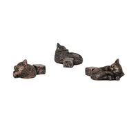 YIUPEDRFG Elevadores de macetas con patas decorativas de resina con forma animal, juego 3. Elevador macetas con patas ajustables, Lowrie 5.5 x 4 x 2.7 cm