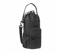 YIUPEDRFG Funda térmica Oxford, diseño moderno, impermeable, suave y fácil de colocar en botellas de agua, ideal para viajar, negro