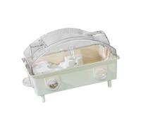 YIUPEDRFG Jaula Grande para hámster con ventilación Que se Puede Abrir para una interacción Saludable y Comodidad. Jaula Grande para hámster, de acrílico, portátil, Beige, 45x28x30cm