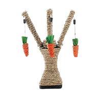 YIUPEDRFG Juguetes Seguros y no tóxicos para Gatos, Salud y Seguridad para Mascotas Durante el Juego, rascador para Gatos, Zanahorias, Juguetes para trepar árboles, Fibra