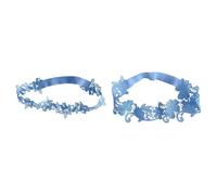 YIUPEDRFG Ligas de novia vintage para piernas, vestido de fiesta boda, liga encaje, medias hasta el muslo, decoración, complemento encantador, liga exquisita, decoración cinturón pierna para