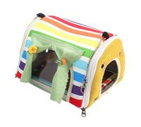 YIUPEDRFG Nido para pájaros que ahorra espacio con una base resistente que garantiza un colgado seguro dentro de la jaula para loros. La caja de cría está diseñada para colgarse fuera jaula.