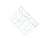 YIUPEDRFG para Sistema de gestión de Cables de 24 Piezas. Incluye 8 peines de 6 Pines, 12 Pines y 4 peines de 24 Organizador de Cables de 6 mm. Organiza