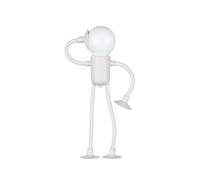 YIUPEDRFG Práctica y Divertida luz Nocturna para Deportistas, diseños Flexibles para Atletas con Ventosa, presione Ligeramente para encender Las Luces,Blanco