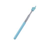 YIUPEDRFG Puntero de Lectura de Dedo, Longitud Ajustable, cómodo y Duradero, Metal, telescópico, para Profesores, con Agarre cómodo, retráctil