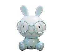 YIUPEDRFG Robustez de fabricación y fuente de alimentación: lámpara de para un rendimiento duradero Luces nocturnas Rabbit LED Night ABS, 55003B azul