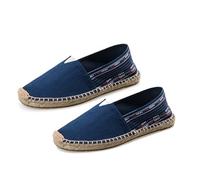 YIUPEDRFG Zapatos Planos para Mujer, para Diario, con Suela de Lona Transpirable para Verano, Planos Negros y con estribos Tejidos, Treinta y Seis