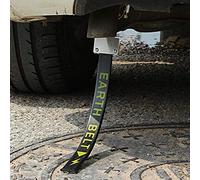 Yius Tira de flexión antiestática para coche, correa electrostática para viajes por carretera, evita la correa de alambre de tierra antiestática reflectante, correa de alambre de tierra