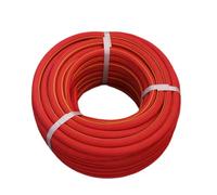 Yiustldd Manguera De Oxígeno Y Acetileno, Manguera Doble para Soplete De Soldadura De 8 Mm De Grosor Manguera Ignífuga De Alta Presión para Soldadura Y Corte Industrial,Rojo,28 Meter