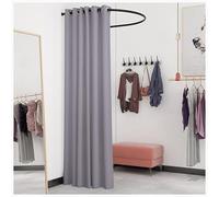 Yiustldd Probador de Ropa, Tienda de campaña portátil Tipo U para Vestuario, Tienda de privacidad para Centro Comercial, Oficina, Vestuario Comercial Simple,E,95X95cm