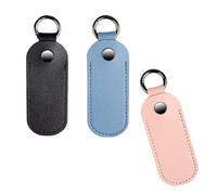 YIUWLMN 3 fundas de almacenamiento USB para unidad flash USB, funda de piel con protección USB para proteger tu USB. Trae tu propio cierre de mano