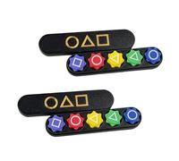 YIUWOD 2 PièCes Gonggi Juego del Calamar - Juego Gonggi - Gong-Gi - Portable et Durable, Convient à Tous Les âGes, Permet D'Exercer La Coordination Main-œIl