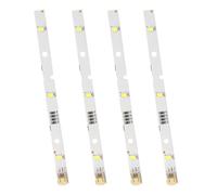 yivom 4 Piezas Tira LED para Frigorífico Rongsheng/Hisense, Luz Blanco Frío DC 12V 2W, Tira de Repuesto Compatible E349766 MDDZ-162A 1629348, Iluminación Interior