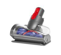 Yivy Cabezal de cepillo eléctrico mini compatible con Dyson V7, V8, V10, V11, V15, diseño en espiral para evitar enredos de cabello, para colchones, ropa y sofás, elimina ácaros y alérgenos