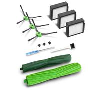 Yivy Juego de 10 Pcs de Repuesto para iRobot Roomba Combo j7/j7+/j9/j9+/10 Max, kit de Accesorios para Aspiradora Combo J7/J7+/J9+/10 Max:2 Cepillos Principales,3 Cepillos Laterales,3 Filtros HEPA