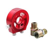 YIWENG Adaptador Universal de Placa sándwich para Enfriador de Filtro de Aceite de Coche para Temperatura y presión de Aceite