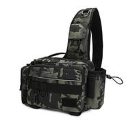 YIWENG Bolsa multifuncional para aparejos de pesca,resistente al agua al aire libre,paquete de eslinga de pesca,bolsa de cintura,carrete,bolsa organizadora de almacenamiento de señuelos,Bolso de equip