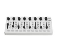 YIWENG Control MIDI Consola de mezcla MIDI con 43 botones 8 perillas 8 pulsadores Conexión BT Batería/Fuente de alimentación tipo C Mezclador controlador MIDI USB para la mayoría de los instrumentos,c
