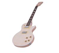 YIWENG Estilo LP Guitarra Eléctrica Inacabada Kit de Bricolaje Cuerpo de Caoba &Cuello Rose Wood Diapasón,guitarra electrica