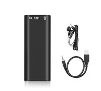 YIWENG Reproductor de Mp3 3 en 1 Voz Profesional Audio Digital Mini grabadora de Voz 192Kbps Grabación WAV,Grabadora de Voz
