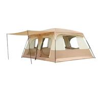 YIWENG Tienda de campaña de Viaje con 2 Habitaciones Tienda de campaña Familiar Grande Transpirable y Resistente a la Lluvia para 8-12 Personas Acampar al Aire Libre Senderismo Mochilero Playa