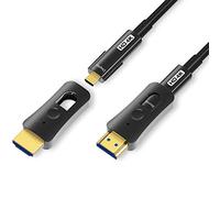 YIWENTEC - Cable de Fibra HDMI 4k@60Hz HDCP2.2 4:4 de Alta Velocidad 18Gbps HDR 3D 4K2K Cable de Fibra con Micro Tipo Pull 10 m 4K
