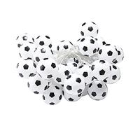 YIWEOG Cadena de lámparas Guirnalda de luces LED de 5 pies y 10 luces de hadas con forma de fútbol, luces colgantes decorativas LED para fiestas de Carnaval de Pascua de la Copa del Mundo