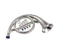 YIWEOG Cuerno francés con 4 Teclas codificadas por Colores Instrumentos Musicales de Viento para Bocina de imitación educativa temprana ABS ecológica para pequeños