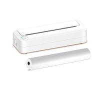 YIWEOG Impresora de Papel portátil A4 Impresión térmica Conexión inalámbrica BT Compatible con iOS y Android Soporte de Impresora de Fotos móvil 210 mm de Ancho para Viajes al Aire Libre Impresión de