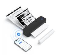 YIWEOG Impresora de Transferencia térmica portátil A4 Impresora de Transferencia de Tatuajes inalámbrica Uso con móvil/portátil 56 mm/77 mm/107 mm/210 mm/216 mm (2 Pulgadas/3 Pulgadas/4 Pulgadas/8