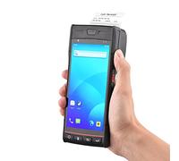 YIWEOG Impresora portátil de Recibos POS Android 9.0 Soporte de Terminal PDA Sistema de posición Global Comunicación 4G WiFi BT con Pantalla táctil de 5,5 Pulgadas Impresión de Etiquetas de 58 mm de