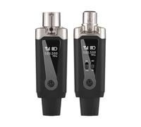 YIWEOG Micrófono inalámbrico Xlr transmisor y receptor UHF sistema de micrófono inalámbrico para mezclador de audio, guitarra eléctrica, bajo, modos ajustables, 16 canales, transmisores de micrófono