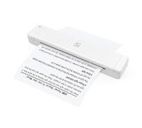 YIWEOG MT800Q A4 Impresora de Transferencia térmica portátil Inalámbrica y USB Conectar con computadora móvil para Oficina Escuela Coche Impresora de Viaje con 1 Rollo de Cinta Compatible con Sistema