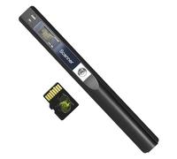 YIWEOG Portatil de Mano Portátil Escáner inalámbrico Tamaño A4 900DPI JPG/PDF Pantalla LCD de Formato con Bolsa Protectora y Tarjeta de 8GB TF para Documentos de Negocios Recetas de Libros Imágenes
