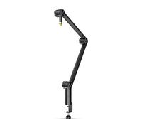 YIWEOG Soporte para micrófono de Escritorio Soporte voladizo Plegable Universal Soporte para micrófono para Cantar en Vivo Micrófono antivibración y Brazo de Soporte para Escritorio