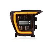 YIWIOJOB Lámpara de cabeza de estilo de automóvil compatible con Ranger Raptor F150 2021-2022 DRL BEART SETLING Projector Accesorios dinámicos Auto