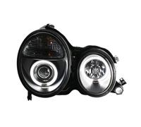 YIWIOJOB STYY CAR COMPATIBLE for BENZ 1998-2001 W210 E200 E240 E320 E430 LED Angel Eyes Drl Luces de cabeza LED diurna Lámpara frontal(No bulbs)