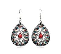 YIXANNX 1 par de pendientes de araña delicado estilo bohemio Retro joyería Hippie pendiente aro accesorios mujer para el vestido diario, Escribe un