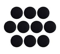YIXANNX 10 botones de 23 mm de caña, tela premium recubiertos tela, estilo rústico, para ropa, accesorios costura, manualidades y bricolaje, Negro, Diámetro 2.3 cm