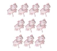 YIXANNX 10 piezas Globos de cumpleaños Foil Kids House Kit de globos Arreglo Lovely Photo Props para Baby Shower Accesorio, Cerdo