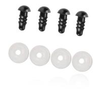 YIXANNX 100 Piezas de Globos oculares, Bolas de Ojo muñeca, Juguete Vacaciones Halloween, Piezas Repuesto para decoración, artesanía a Mano DIY, Color Aleatorio , 6 mm