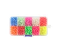 YIXANNX 1000 Uds. De Cuentas duras Que Brillan, cebos Ligeros Redondos, Cebo Verde, Accesorios de Pesca, Accesorios, Herramientas, Kit Suministros, mar, Piscina, río, Tipo 2