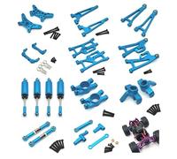 YIXANNX 70 unids/Set Kit de nudillo de dirección Metal Ligero para un fácil manejo Unidad Mejorada Brazo Completo aleación Aluminio , Azul