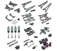 YIXANNX 70 unids/Set Kit de nudillo de dirección Metal Ligero para un fácil manejo Unidad Mejorada Brazo Completo aleación Aluminio , Titanio