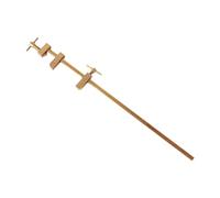 YIXANNX Abrazadera de barra de acero resistencia con mordaza plana tipo F. Mango ergonómico cobre que proporciona un agarre seguro para la soldadura metales, 360 mm