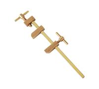 YIXANNX Abrazadera de barra de acero resistencia con mordaza plana tipo F. Mango ergonómico cobre que proporciona un agarre seguro para la soldadura metales, 120 mm